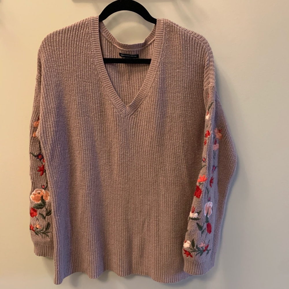 AMERICAN EAGLE Mauve Sweater, Size L